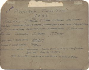 Auckland Touring Team, 1883 door Wrigglesworth and Binns